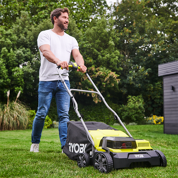 Ryobi best sale power rake